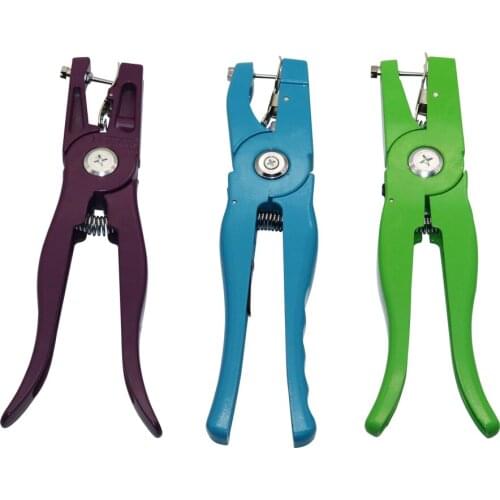 Sheep Ear Tag Pliers Animal Ear Tag Pliers Alloy Materials Pig Cattle Sheep Ear Tag Mounting Pliers Animal identification tools