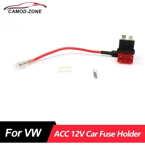 12V Fuse Holder Add-a-circuit TAP Adapter Standard Blade Auto Fuse with 10A Blade Car Fuse with Holder