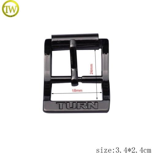 PB34 Custom luxury gunmetal bag buckle Belt metal buckle