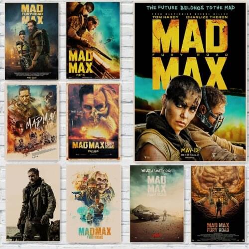 Mad Max Fury Road Movie Posters Kraft Paper Wall Home Decoration Vintage Style HOME ART Brand MO64