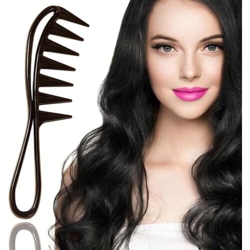 7 Colors Wide Tooth Shark Plastic Comb Detangle Curly Hair Salon Hairdressing Comb For Hair Styling Tool Barber Accessories