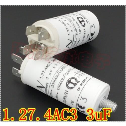 12PCS 100%New and original Imported ARCOTRONICS 3uF 1.27.4AC3 MKP 420V 470 v av starting capacitor