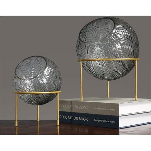 Modern Simple and Light Luxury Transparent Glass Vase Hydroponic Flower Container Nordic Living Room Dining Table Hallway