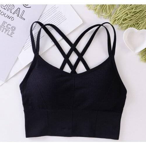 Sports Bra Women Fitness Top Seamless Yoga Underwear Running Yoga Gym Crop Top Women Push Up Sport Bra Vest