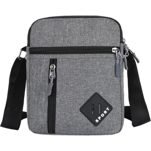 Men Messenger Bag Crossbody Shoulder Bags Men Small Sling Pack For Work Business Waterproof Oxford Packs Satchel Purse Daily Bag