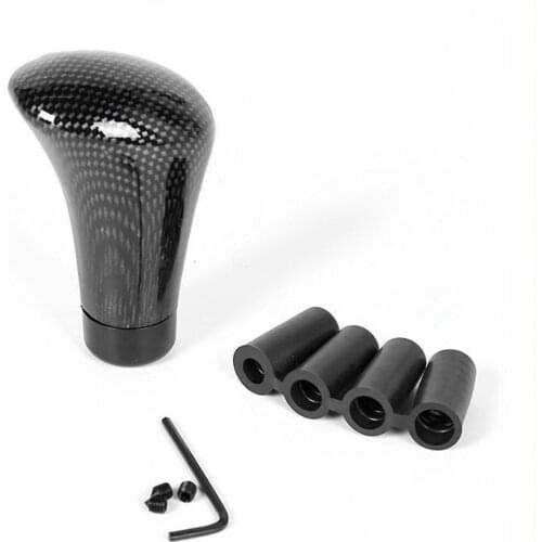 Universal Car Gear Shift Knob Plastic Carbon Fiber Manual Transmission Gearstick Lever Shifter Knob Car Styling Accessories