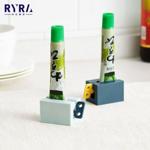 Toothpaste Device Multifunctional Dispenser Facial Cleanser Squeezer Clips Manual Lazy Tube Squeezer Press Bathroom Accessories