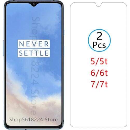 Protective glass for oneplus 7t 6t 5t 7 6 5 t tempered glas screen protector on one plus t7 t6 t5 oneplus7t plus7t plus7 plus6t