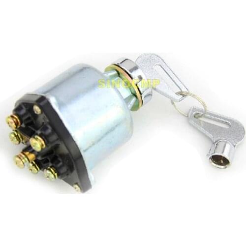 007SS-54-3 Starter Ignition Switch with 2 keys for Xudong Xiagong Lovol Sany Bagger Parts – 3 Month Guarantee