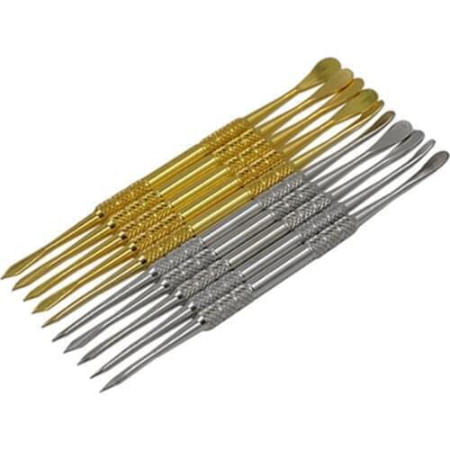 10pcs 120mm Bho Stainless steel Dab wax Carver tool for Non stick Dabbing Slick butane oil Dabber Carvers Tool