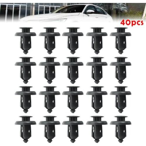 40pcs Fastener Clip Front & Rear Bumper Retainer Securing Clip SUit For Honda 91503SZ3003 Automotive Goods