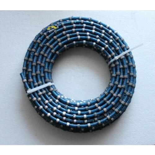 Diameter 11.0mm Sintered Type Diamond Wire Saw For Processing Cutting Granite Stone