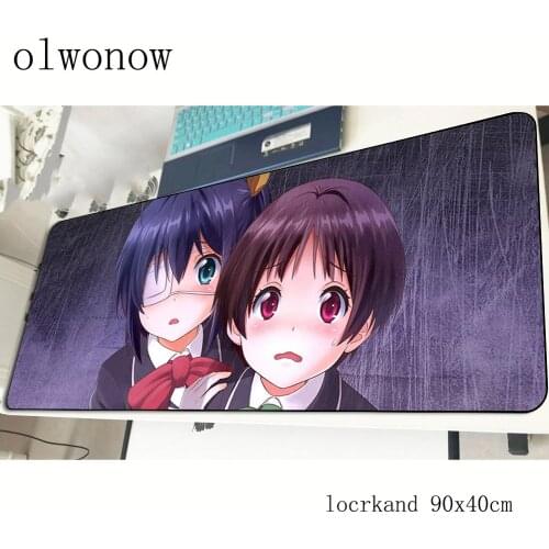 Chuunibyou demo koi ga shitai mousepad 90x40cm gaming mouse pad gamer mat Birthday game computer desk padmouse large play mats