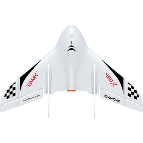 LDARC TINY WING 450X V2 431mm Wingspan EPP FPV RC Airplane Flying Wing PNP / RTF / FPV Version Outdoors RC AirPlane Toy