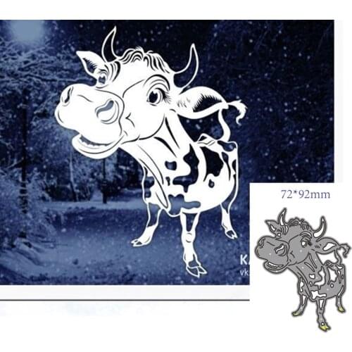 Metal cutting dies cut die mold Animal cow decoration Scrapbook paper craft knife mould blade punch stencils dies