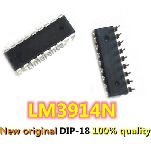 5PCS LM3914N-1 DIP-18 LM3914N LM3914 DIP18 new and original IC Chipset Support recycling all kinds of electronic components