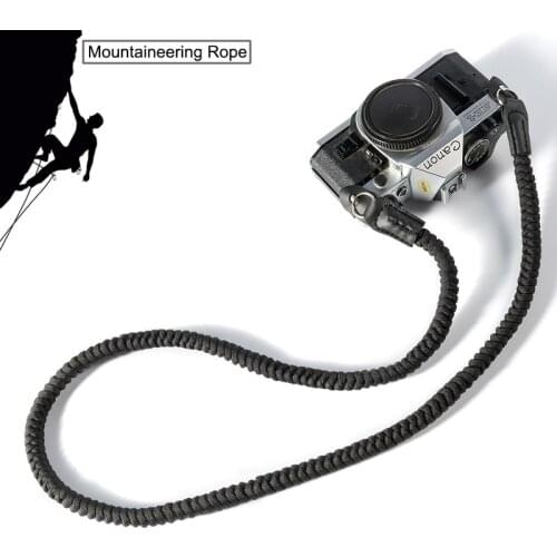 Mountainee Rope & Leather Handmade Camera Neck Shoulder Strap for Digital Camera Leica Canon Fuji Nikon Olympus Pentax Sony
