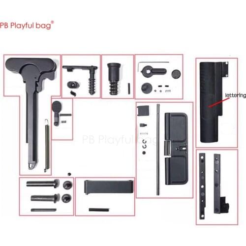 Water bullet gun small accessories 416ttm Jinming 9556 split nylon case pull handle cassette window fast and slow tennis racket