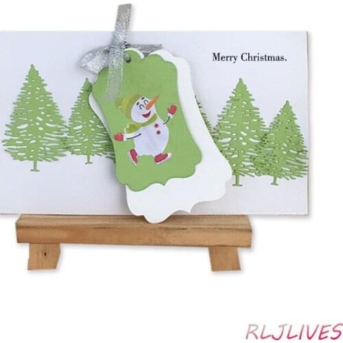 RLJLIVES Christmas Tree Metal Cutting Dies Stencils for DIY Scrapbooking album Decorative Embossing DIY Paper Cards