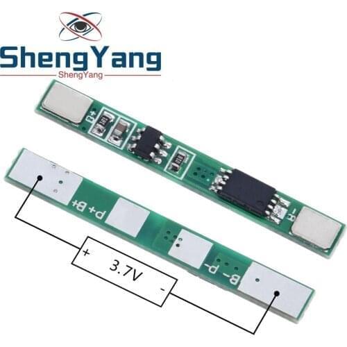 ShengYang 5PCS/LOT 1S 3.7V 3A li-ion BMS PCM battery protection board pcm for 18650 lithium ion li battery
