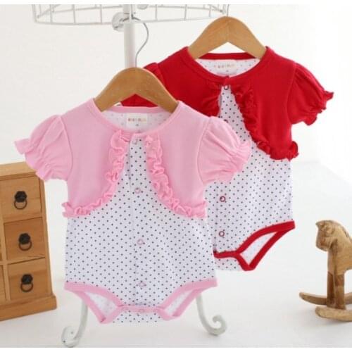 DollMai silicone reborn babies girls dolls clothes high quality cotton red clothing red/pink romper for 50-55cm baby dolls gifts