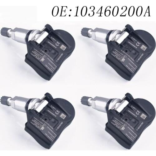 4 PCS Car TPMS Tire Pressure Monitor Sensor System for tesla Model 3 X S 2016