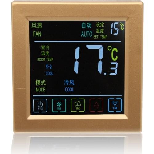 Touch Screen Air Conditioner Underfloor Heating Room radiant thermostat warm temperature controller