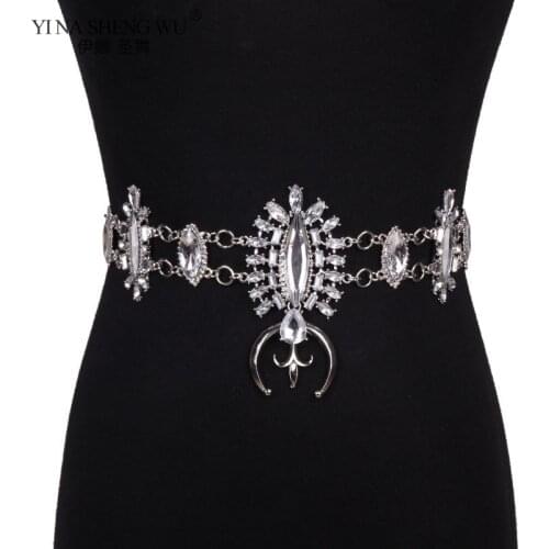 Bohemia Style Turkish Gypsy Belly Dance Waist Chain for Women Rhinestone Belt Sunshine Party Chain Jewelry Accessories Gift New