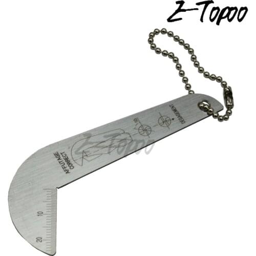 High quality Bit Pattern Drill Template drill bit weld inspect gauge tool with cheap price