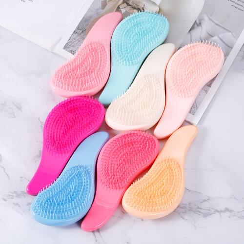 Magic Handle Comb Women Portable Mini Hair Comb Detangling Hair Brush Haircare Styling Barber Comb Modeling Tools Barber Tools