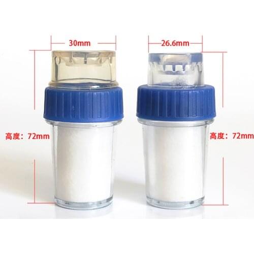 1pc Tap Water Purifier Clean Double Filter Faucet Water Quality Detector Test Plastic 30mm/26.6mm Home/Kitchen/Office Universal