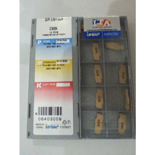 10PCS CARBIDE INSERT GIPI3.00-1.5UR IC9054