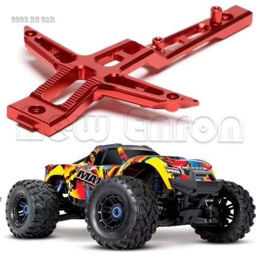# 8921 Aluminum Front Steering Fixed Support Pressure Plate Replace For RC TRAXXAS 1/10 4s MAXX MONSTER TRUCK 89076-4