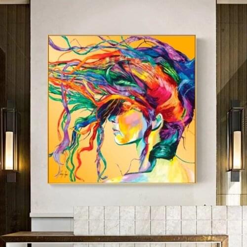 Abstract Colorful Canvas Art Paintings Protrait Of Michael Jackson Wall Graffiti Art Prints Modern Wall Posters For Living Room