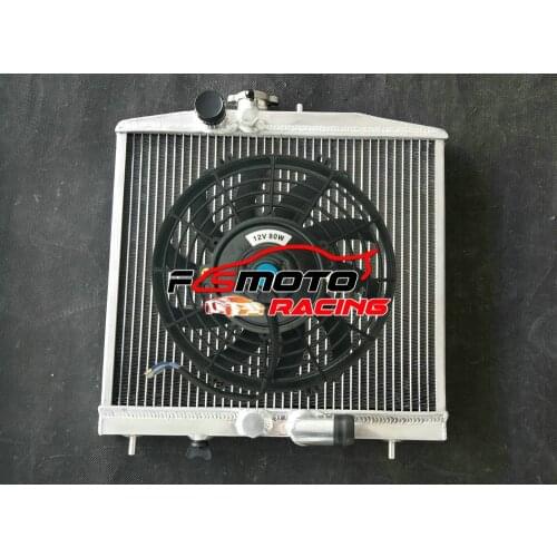 Aluminum Radiator & FAN For Honda Civic EG W/ K Swap K20 1992-1995 K-Swap 1993 1994