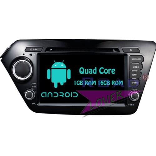 Roadloevr Android 6.0 Car Stereo 2 Din Quad Core GPS Navigation For KIA K2 2011- RIO 2012- Stereo DVD Automotive Player Magnitol