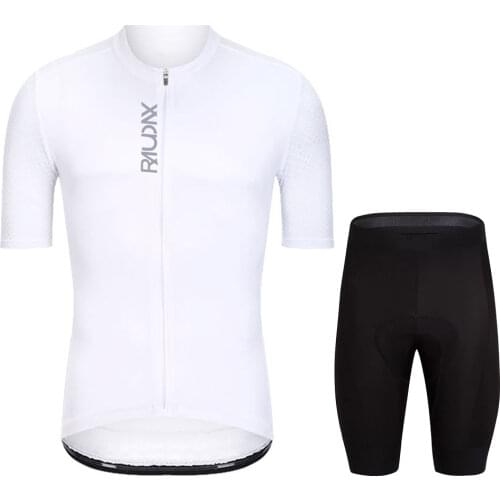White Cycling Jersey 2021 Pro Team Bike Kit MTB Cycling Clothing Men Mountain Bike Wear Clothes Maillot Ropa Ciclismo Triathlon