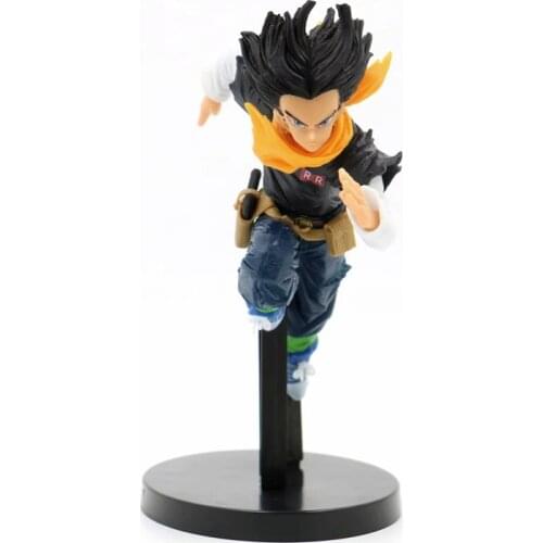 Dragon Ball Z Android 17 Anime Figure Lapis Figurine BWFC Figural PVC Toys Juguetes DBZ Super Figma Model Collection Statue Doll