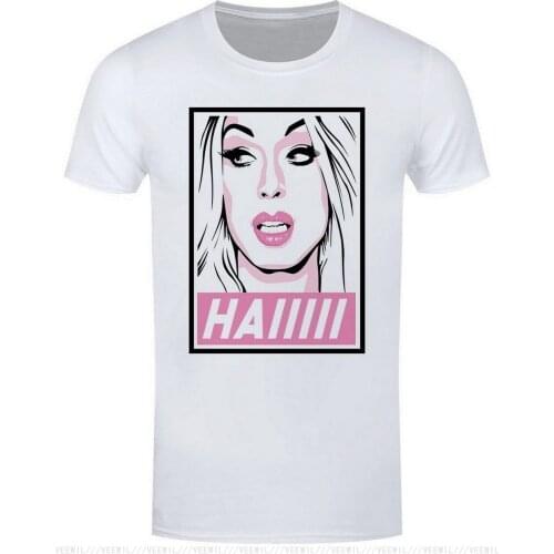 T-Shirt Haiiiii Alaska Mens White Cotton Tee Shirt New Fashion