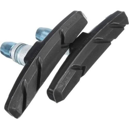 Bicycle Mountain Brake V-brake Pads with Mud Trough Silent Bicycle Brake Pads Road Bike Brake Pads Rubber Sheet Bike Accessaries