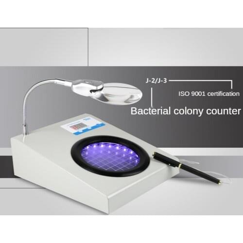 J-3 220V Bacterial Colony Counter Microbial Colony Counter Microbiology E.coli Tester