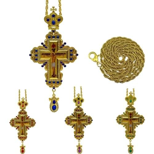Orthodox Cross Catholic Decor Ornament Pectoral Cross For Priests Church Articulos Religiosos Catolicos крестик православный