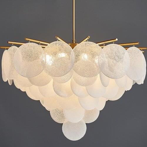 Nordic Glass Leaves E14 Led Pendant Light for Living Room Lustre Hanging Lamp for Dining Room Suspend Lamp Luminaris Lampsras