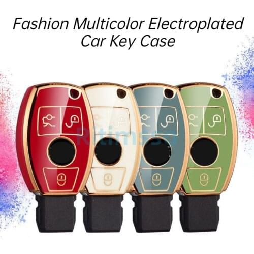 New Fashion Tpu Car Key Cover Case for Mercedes Benz CLS CLA GL R SLK AMG A B C S Class Remote Holder Accessories