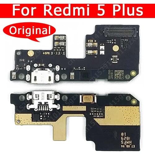 Original USB Charge Board For Xiaomi Redmi 5 Plus 5Plus Charging Port Connector Mobile Phone Accessories Replacement Spare Parts
