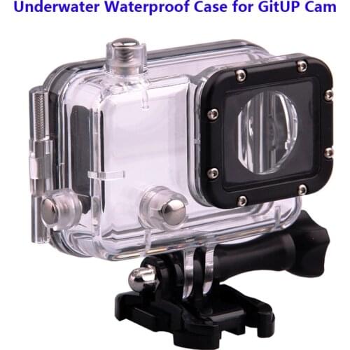 Original Underwater Waterproof Case for GITUP Git2 Git2P 170 Degree Diving 30M Waterproof extreme Helmet Cam Mini Camcorder DVR