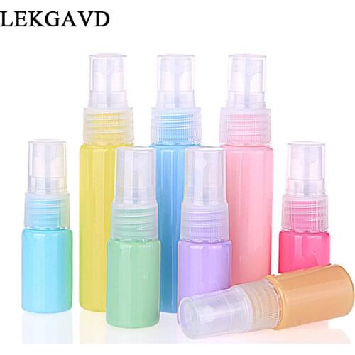 10ml/30ml Mini Plastic Transparent Small Portable Empty Spray Bottle Make Up Cosmetic Sample Spray Bottle Container Refillable