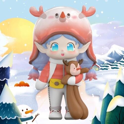 Birthday Gift Winter Story Series Trendy Kid Doll Computer Desktop Decoration Kawaii Toy Blind Random Box