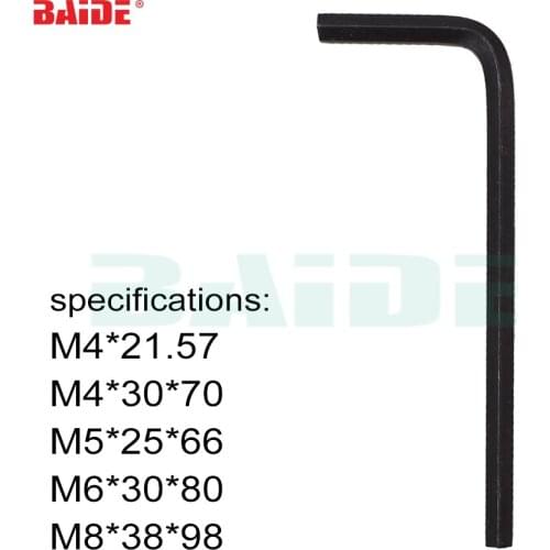 4mm-8mm Metric size Hexagonal wrench Chrome vanadium tools Universal wrench Hexahedron hex keys allen key hexagon 2000pcs/lot