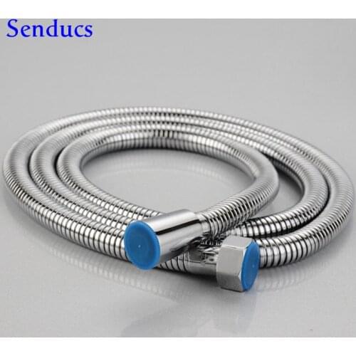 Free shipping Retail top quality Shower Tubing Hose of stainless steel Shower hose with 1.5m plumbing hose Bathroom accessories